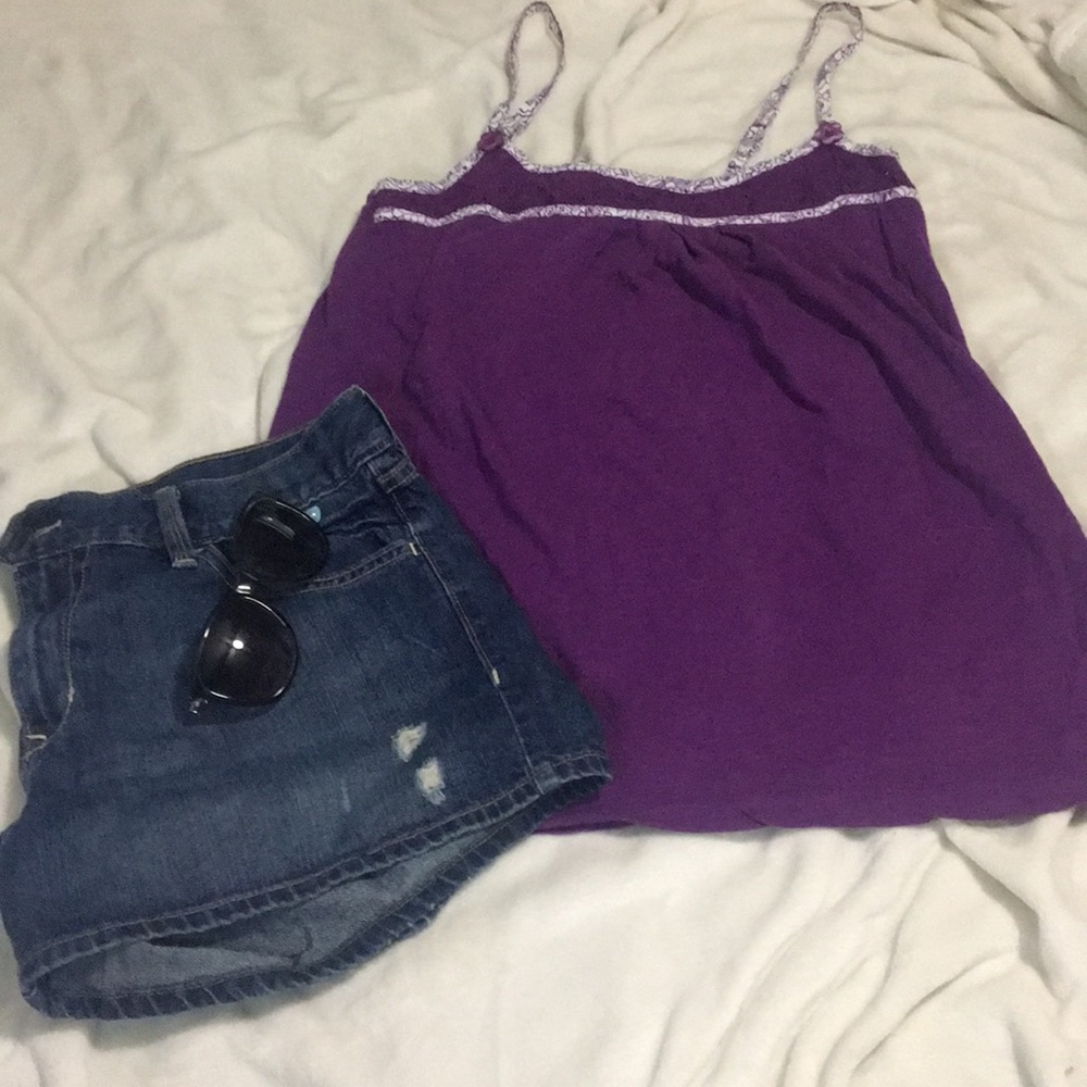 Purple tank top